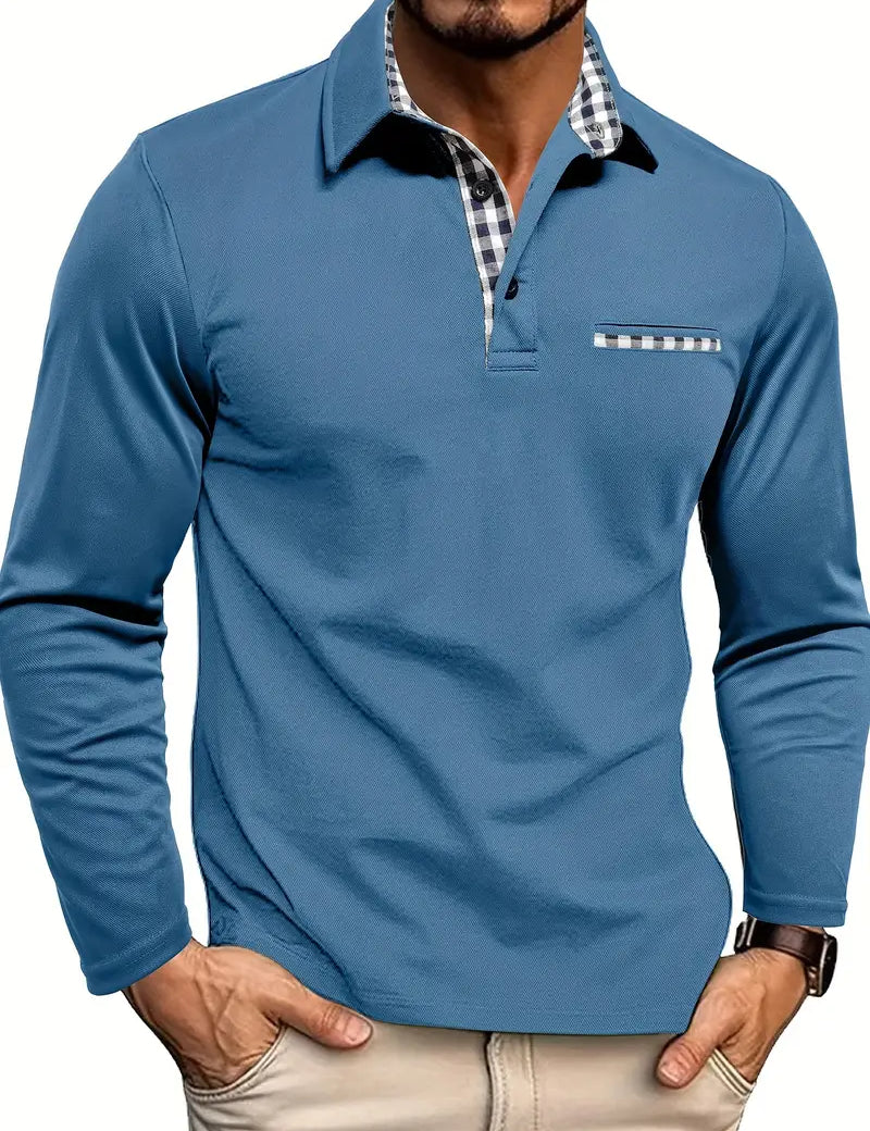 ISERENYA – MEN’S LONG-SLEEVE POLO