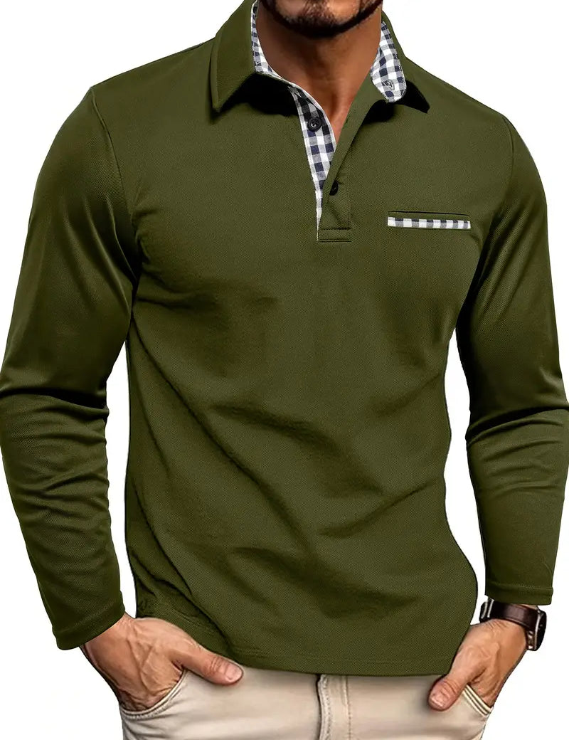 ISERENYA – MEN’S LONG-SLEEVE POLO