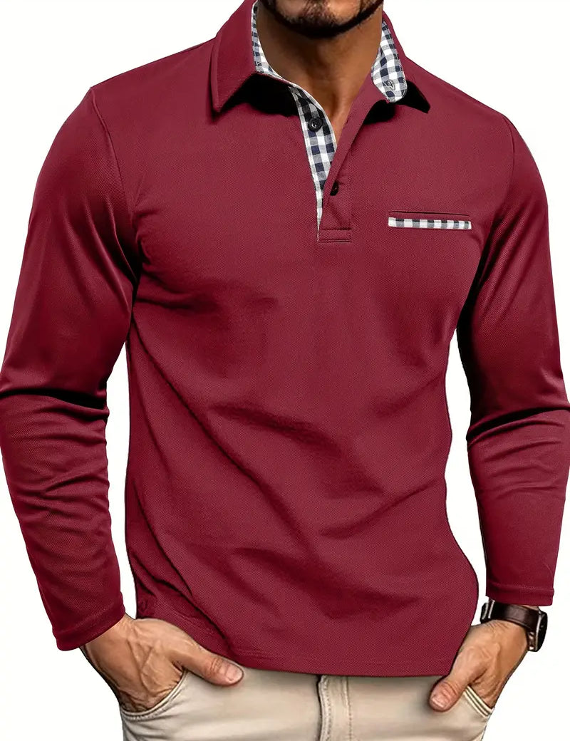 stefan-heren-polo-met-lange-mouwen-rood-deqalli.webp