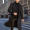 Jannik - Men's Wool Winter Overcoat Black