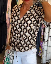 Miley - Printed Casual Blouse