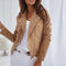 Retro Gitte Biker Jacket Khaki