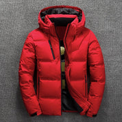Colden Insulated Hooded Winter Coat Red