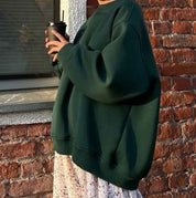 Vanna Oversized Basic Jumper for Ultimate Comfort and Style Green