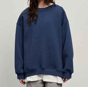 Vanna Oversized Basic Jumper for Ultimate Comfort and Style Navy Blue