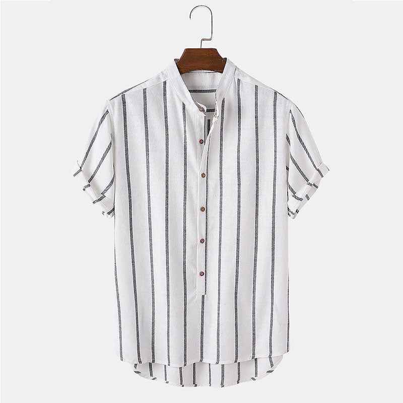 Gustav Striped Shirt And Shorts Set