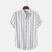 Gustav Striped Shirt And Shorts Set