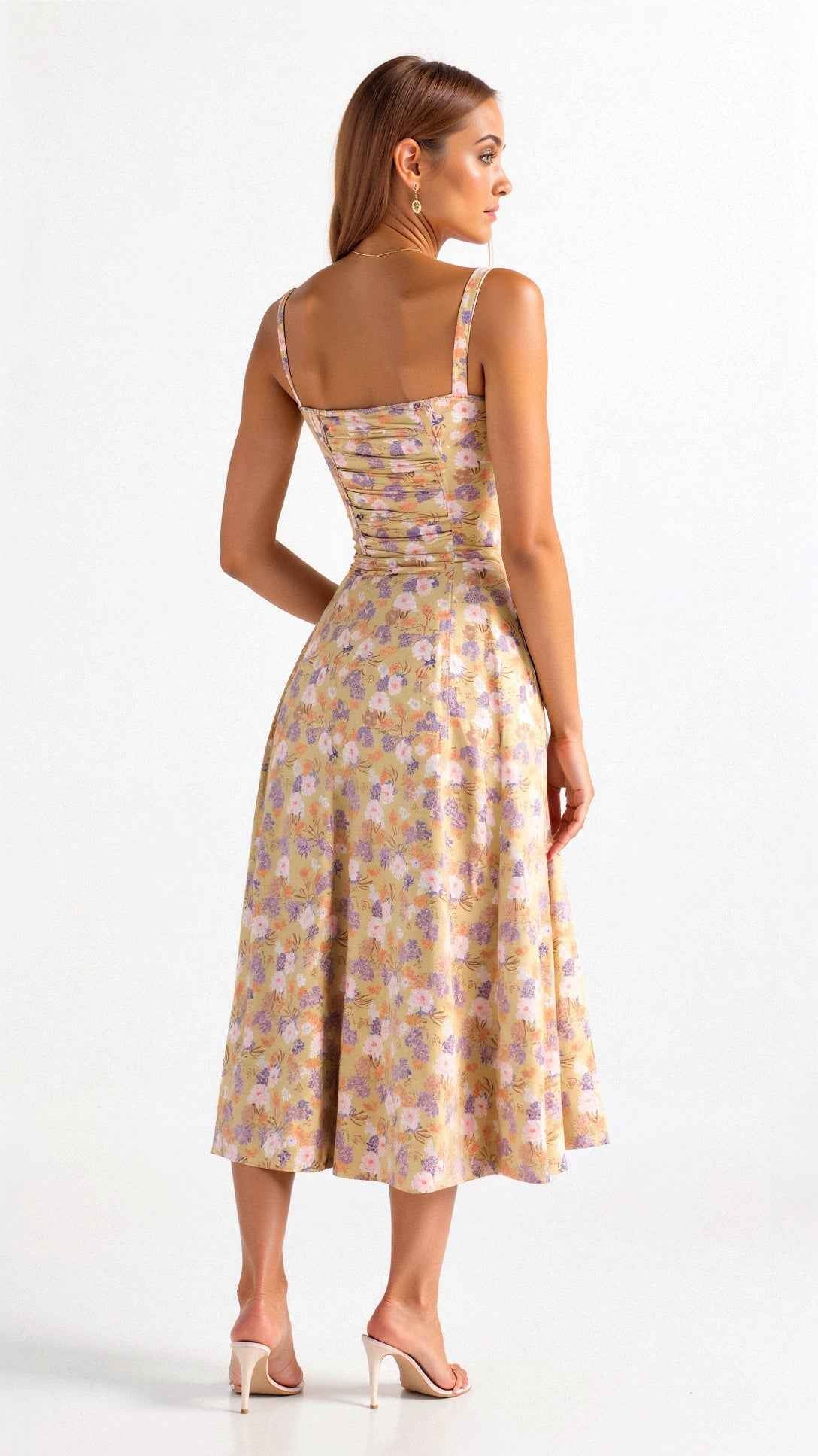 Kiana Corset Midi Dress for Elegant Style and Comfort