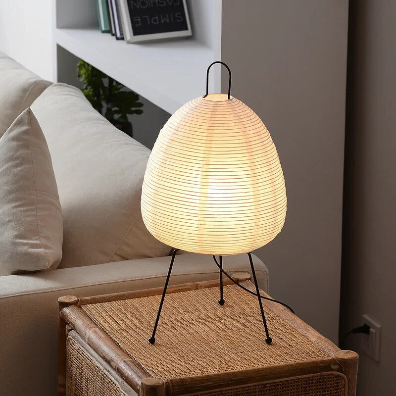 Diamante Decorative Rice Paper Lamp White