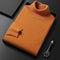 Teodor Warm Turtleneck Jumper Orange