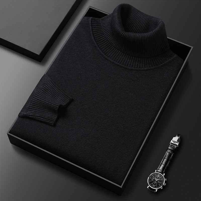 Teodor Warm Turtleneck Jumper Black