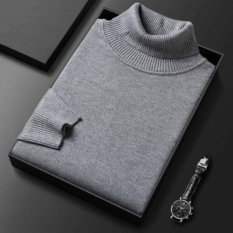 Teodor Warm Turtleneck Jumper Dark Grey