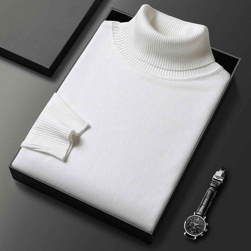 Teodor Warm Turtleneck Jumper White